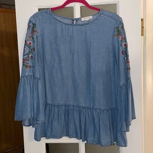 Chambray Top